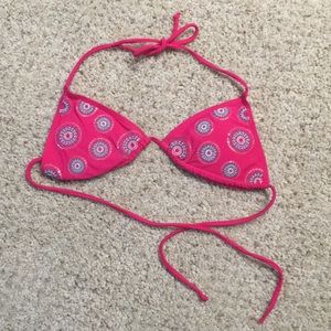 Hot Pink Sequin Bikini Top